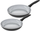 Tigan Medial Kuhn Rikon EASY CERAMIC, set 24 cm 28 cm, veshje qeramike, i zi