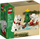 Set ndërtimi LEGO 40571 Wintertime Polar Bears, 312 pjesë, nga 9 vjeç, i bardhë