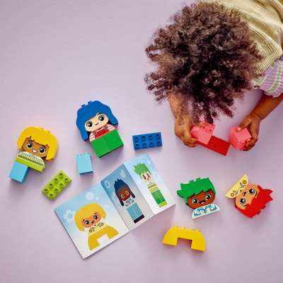 Set lodrash LEGO Duplo My Feelings and Emotions 10415, edukativ, shumëngjyrësh