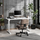 Tavolinë zyre SENSE7 NOJO LIGHT, elektrike, 140x70 cm, e bardhë