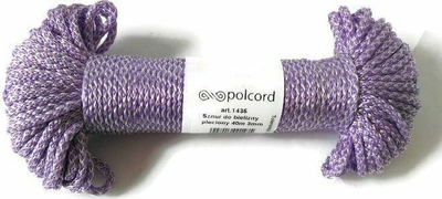 Litar për rroba 1435R, 40m, 3mm, vjollcë