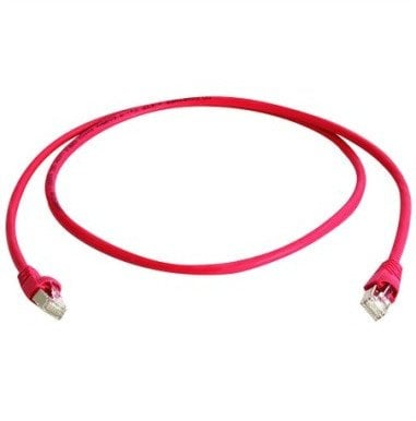 Kabllo rrjeti Telegärtner RJ45 CAT 6a, S/FTP, 2m, e kuqe