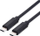 Kabllo USB C në C VALUE, 1m, 100W 20V 5A, e zezë