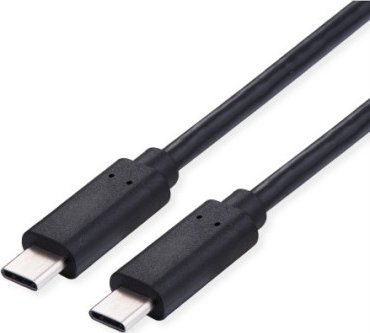 Kabllo USB C në C VALUE, 1m, 100W 20V 5A, e zezë