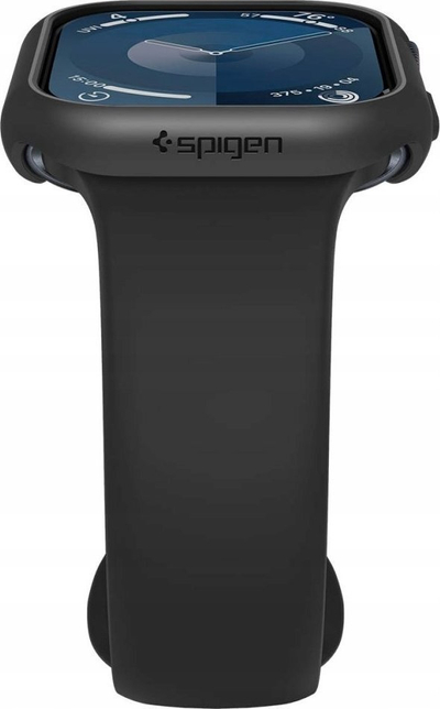 Kapak ore Spigen Thin Fit, për Apple Watch Series 10 46mm, polikarbonat, i zi