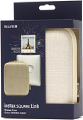 Çantë mbrojtëse Fujifilm Instax SQUARE Link për printer telefonit, Woven Ivory