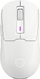 Гејминг глушец Lorgar MSA10W, безжичен, до 12000 DPI, бел