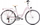 Biçikletë për fëmijë Romet Panda 1.0, 24", Shimano 21 shpejtësi, heather e bardhë
