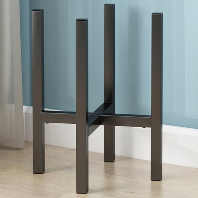 Mbajtëse lulesh Strado PILLAR, metal i rregullueshëm, për vazo, e zezë