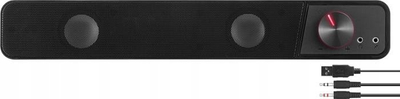 Soundbar Speedlink BRIO, stereo, 12W, për kompjuter, i zi