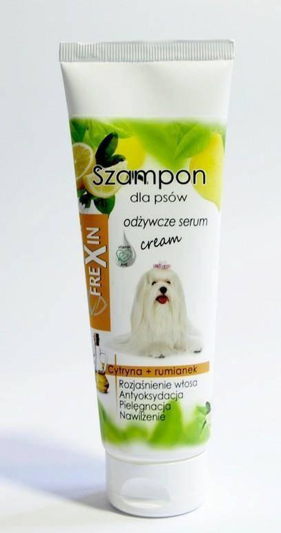 Shampo për qen Frexin White Coat, 220 g, për lesh të bardhë