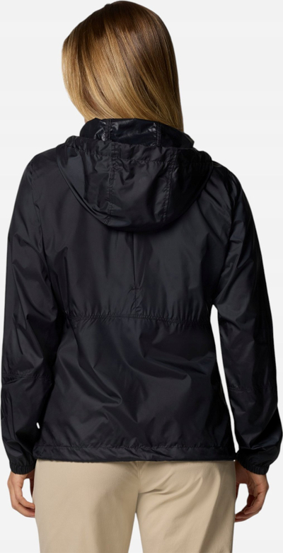 Xhaketë grash Columbia Flash Forward Windbreaker, me kapuç, rezistente ndaj erës, e zezë