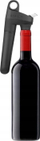 Set për ruajtje vere Coravin Pivot Plus, sistem me gaz për me e mbajt verën, me aerator brenda, i zi