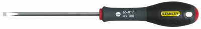 Shurubelina Stanley FatMax 1-65-017, majë e drejtë 4.0 x 100mm, e zezë