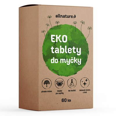 Tableta për enëlarëse Allnature EKO z72634, 60 copë