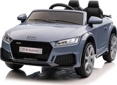 Makina elektrike për fëmijë Audi TT RS Roadster, 2 motorë 45W, rrota EVA, blu
