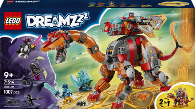 Set ndërtimi LEGO DREAMZzz Dino Jet 71514, 2in1, 1007 pjesë, multicolor