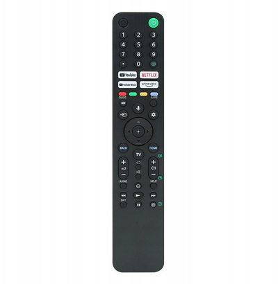 Telekomandë TV Lamex LXTX520U, zëvendësuese për Sony RMF TX520U, kontroll zëri, e zezë