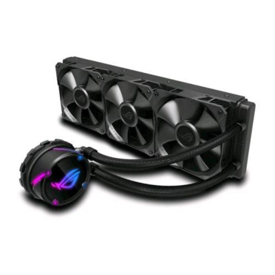 Ftohës uji për procesor ASUS ROG Strix LC III 360, radiator 360 mm, ventilatorë 120 mm, i zi