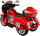 Motor elektrik për kalamoj LEAN CARS Goldwing, 12V, me Bluetooth dhe MP3, i kuq