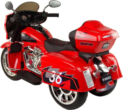Motor elektrik për kalamoj LEAN CARS Goldwing, 12V, me Bluetooth dhe MP3, i kuq