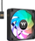 Ventilator PC Thermaltake CT140 EX Reverse ARGB, 140mm, set 3 copë, shumëngjyrësh