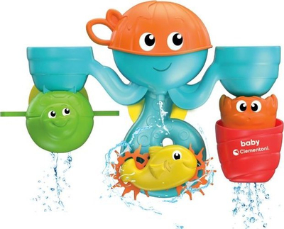 Lodër për banjo Baby Clementoni Octo Park, për bebe 10+ muajshe, shumëngjyrëshe