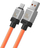 Kabllo USB në USB-C Baseus CoolPlay, 100W, 1m, portokalli