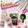 Set kreativ për byzylykë Mega Creative 531535, rruaza shumëngjyrëshe, për kalamaj