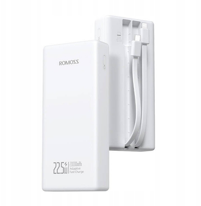 Set powerbank Romoss PRC20, 2 copë, 20000 mAh, 22.5W, i bardhë