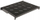 Rafth i rregullueshëm për kabinet RACK, model P19R 350, 1U, 19", i zi