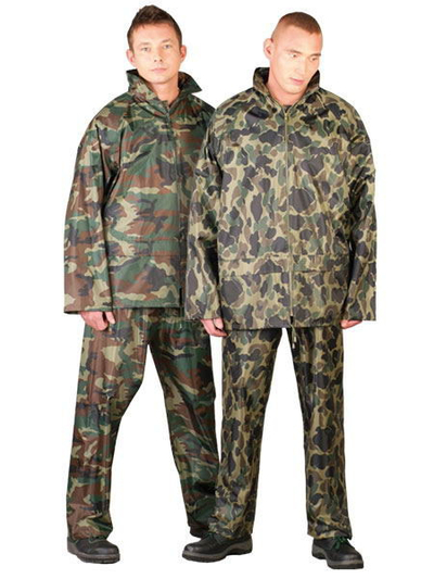 Set rrobash për shi, XXL, camo