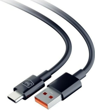 Kabllo USB 3MK 3M005894, USB A në USB C, 1.2 m, e zezë