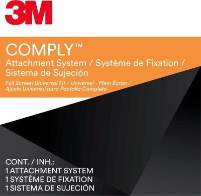 Sistem ngjitës 3M Comply për filtër privatësie, për laptop 11.6"-15.6", i zi