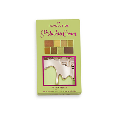 Paletë për sy I Heart Revolution Pistachio Cream Mini Chocolate, 10.2 g