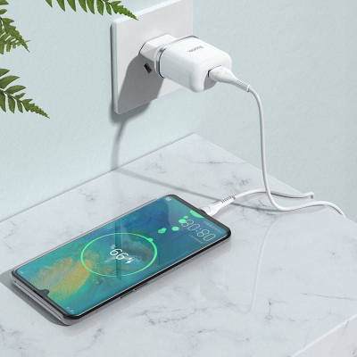 Karikues muri Hoco N3, 1x USB A, 3A 18W, i bardhë
