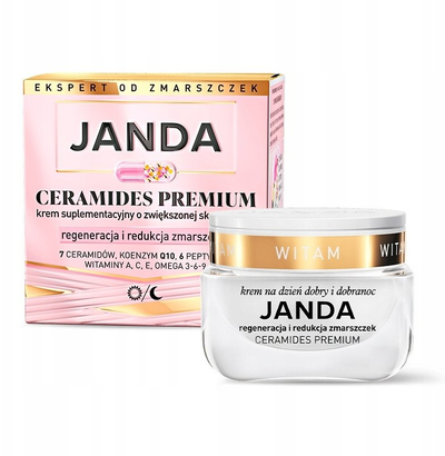 Krem fytyre Janda Ceramides Premium, anti rrudha, rigjenerues, 50ml