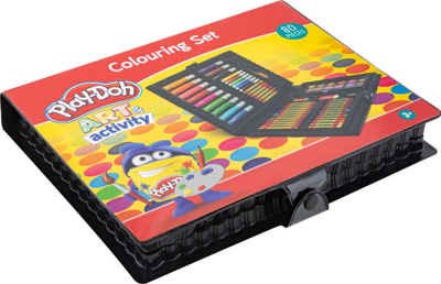 Set vizatimi Play Doh Pastel Chalk Marker, 80 elemente, shumëngjyrësh