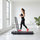 Tapet vrapimi EneroFit W100, me motor, paloset, ngjyrë e zezë