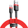 Kabllo USB Baseus Kevlar në Type-C USB, 3A, 1 metër, e kuqe 