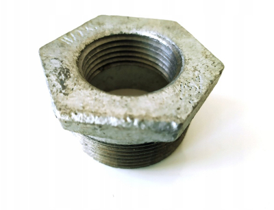 Konektor reduktues Gebo, 3/4" në 1/2", i galvanizuar, argjendtë