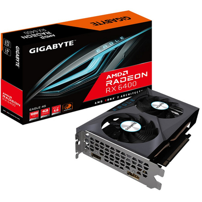 Kartelë grafike GIGABYTE Radeon RX 6400 Eagle 4G, 4GB GDDR6