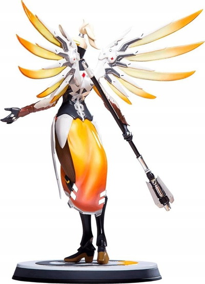 Figurë Blizzard Overwatch Mercy, 35 cm, PVC, shumëngjyrëshe