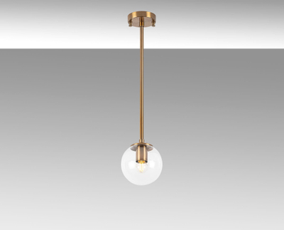 Lampë varëse Fulgor 942FLG1158, metal, stil vintaxh, bronx