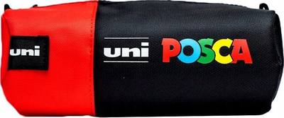 Penar Posca Pencil Case, cilindër i kuq