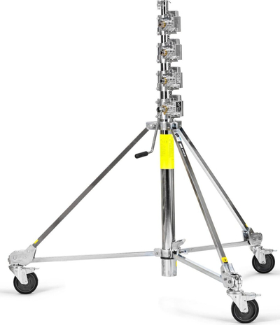 Tripod ndriçimi Avenger Strato-Safe Crank-up Std 4 Rsr, 610cm, 70kg, gri
