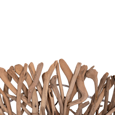 Dekor muri i ndriçuar Dreamer2 HM4428, dru driftwood, LED, 120x60 cm, natyral