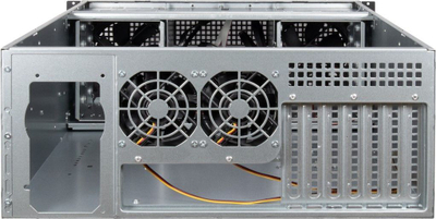 Kuti serveri rack Inter-Tech 4U 40255, 19", me 4 ventilatorë, zezë me gri