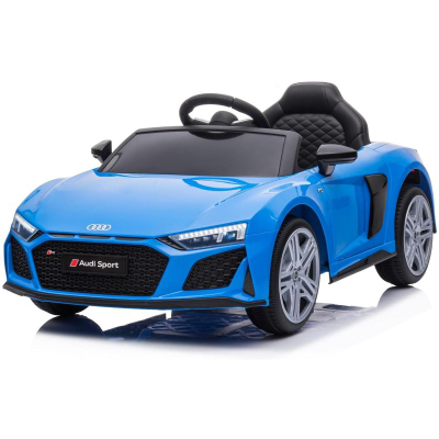 Makina elektrike për kalamaj ENERO Audi R8 Spyder, 12V, me pult dhe muzikë, blu