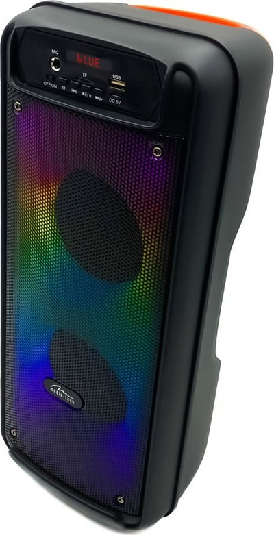 Kutizë zani Media-Tech FlameBox Up MT3177, Bluetooth 5.0, LED, e zezë